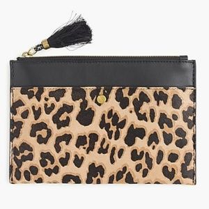*FlASH SALE* J. CREW Calf Hair/Leather Pouch